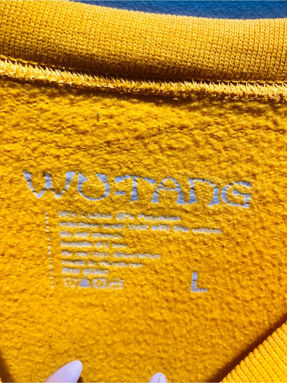 Vintage Unisex Official Wu-Tang Tiger Style Yellow Graphic Sweatshirt - Picture 4 of 5
